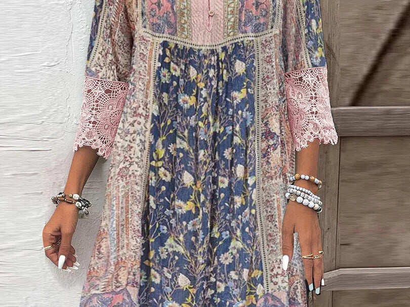 Orla – kuviollinen boho-mekko