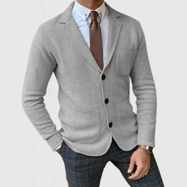 Miesten rento slim fit -bleiseri taskuilla