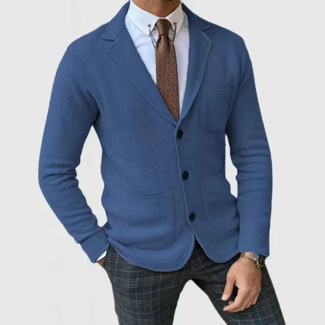 Miesten rento slim fit -bleiseri taskuilla