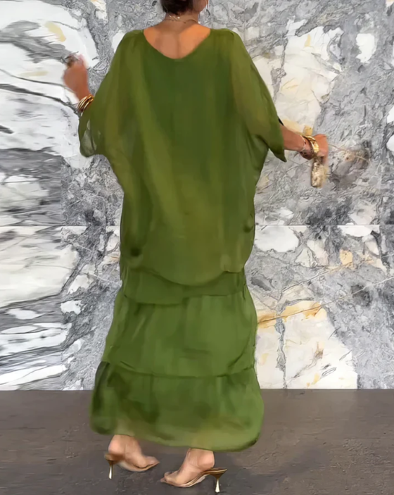 Shina – elegantti laskeutuva maksimekko