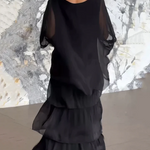 Shina – elegantti laskeutuva maksimekko
