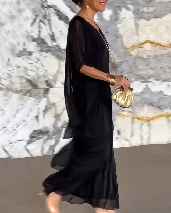 Shina – elegantti laskeutuva maksimekko