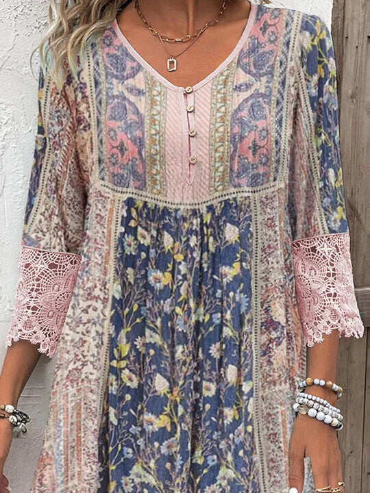 Orla – kuviollinen boho-mekko