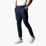 Miesten tyylikkäät slim fit -chinot